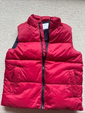 Old Navy Bright Red Puffer Vest for Kids